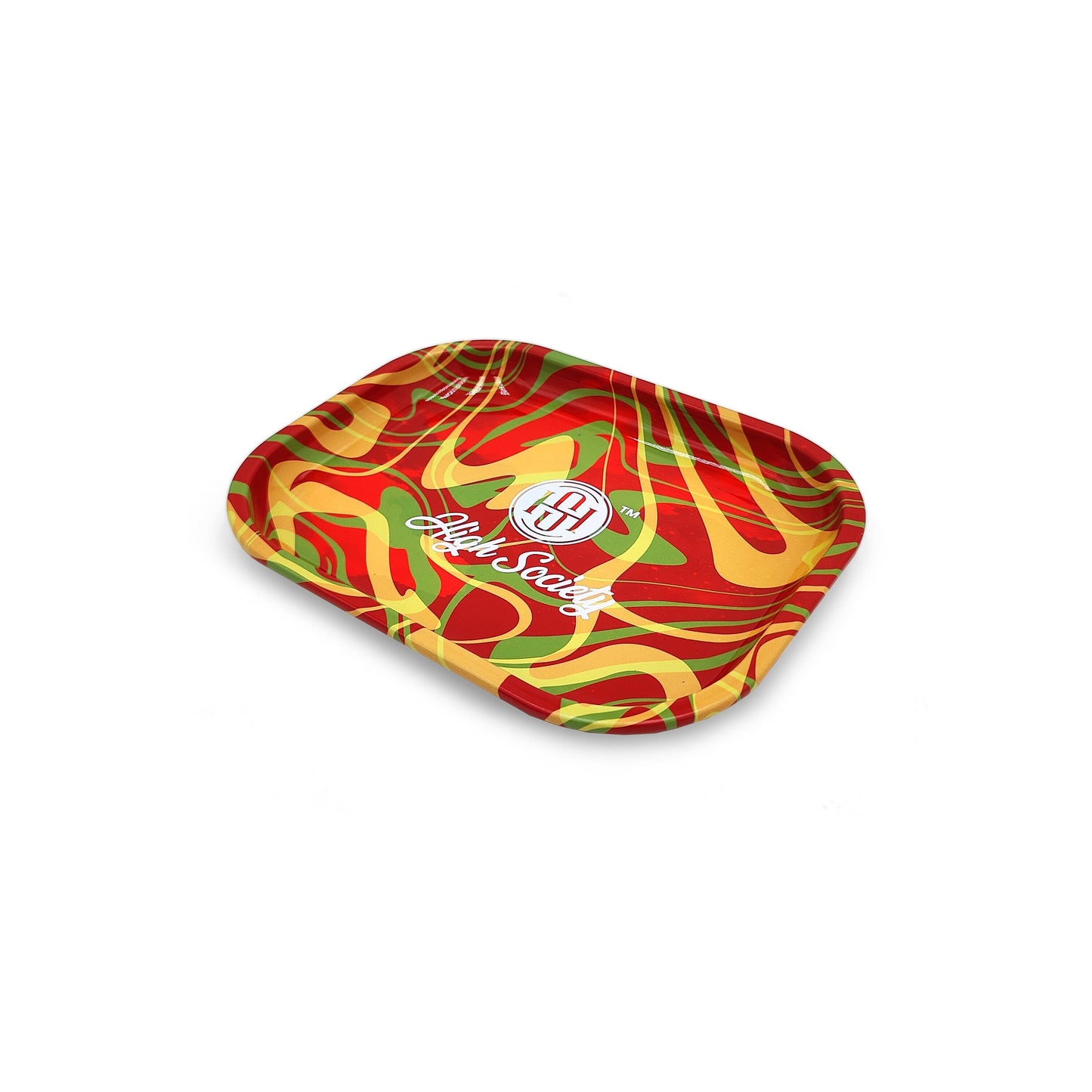 High Society Small Rolling Tray Rasta