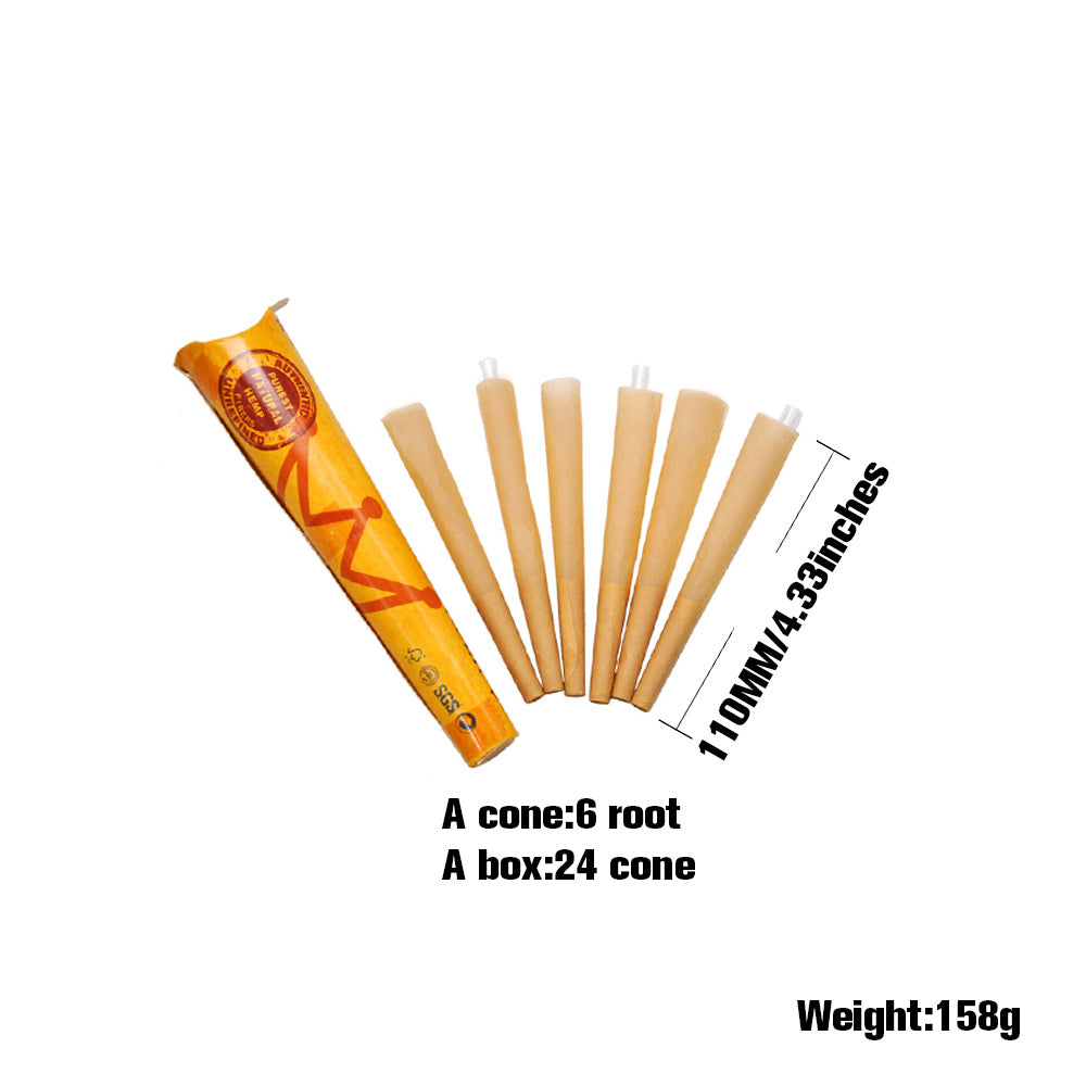 HORNET | 1-1/4 Size Natural Pre-Rolled Paper Cones 6 x 24CT_7