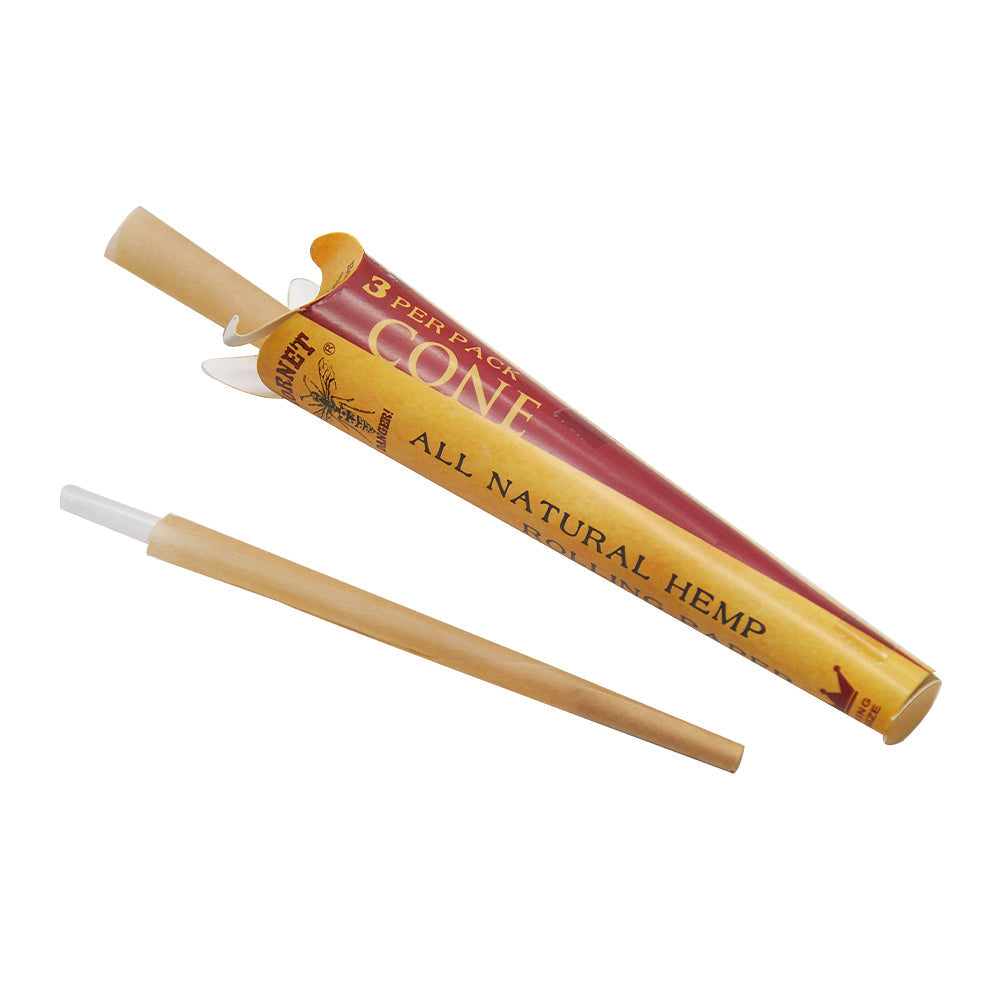 HORNET | King Size Natural Pre-Rolled Paper Cones 3 x 24CT_8