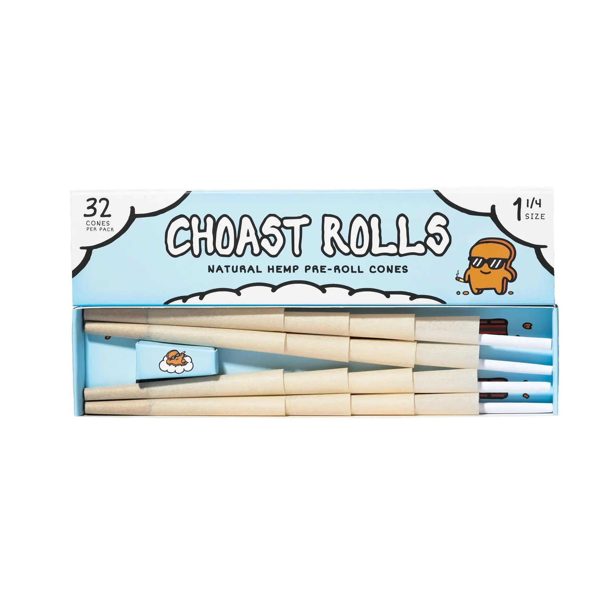 Choast Rolls | 32 Pack Bulk Hemp Cones 1 1/4_1