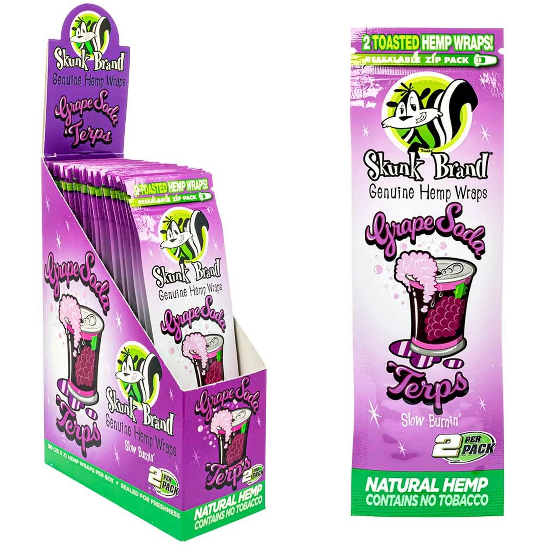 Skunk Hemp Wraps Terp Enhanced Box of 25_0